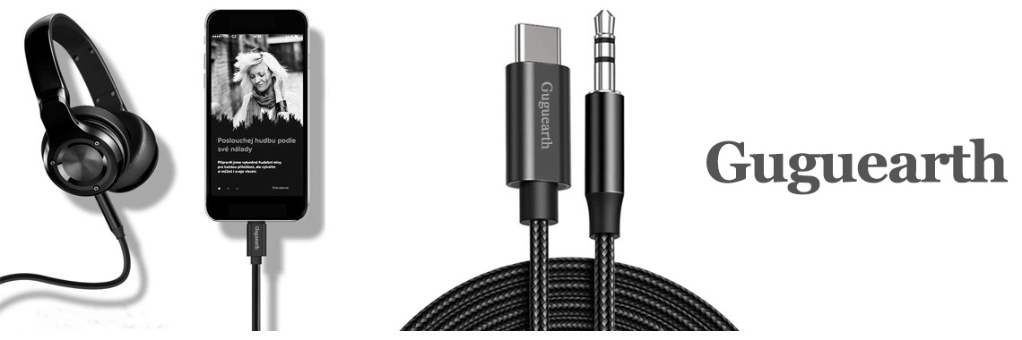 Guguearth USB C To 3.5mm Headphone Jack Adapter
